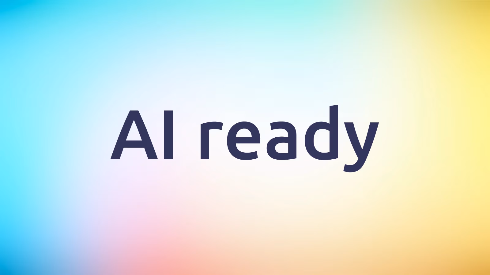 AI ready 3D maps