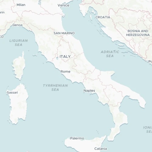 Dataviz map style with default colors