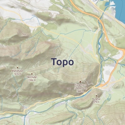 Topo map