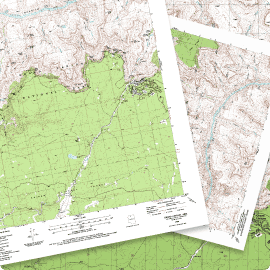 printed maps
