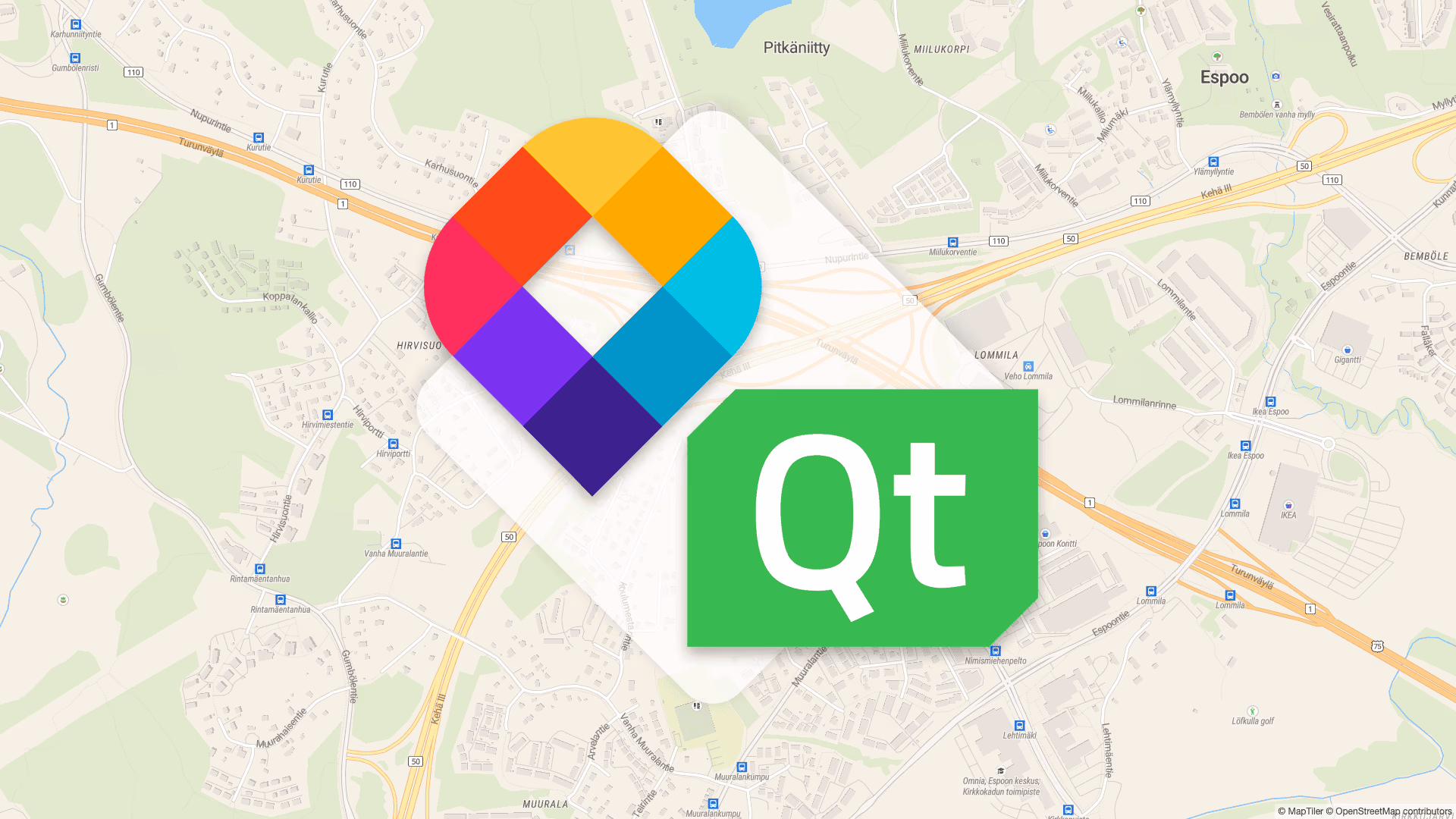 Maps in QT for automotive