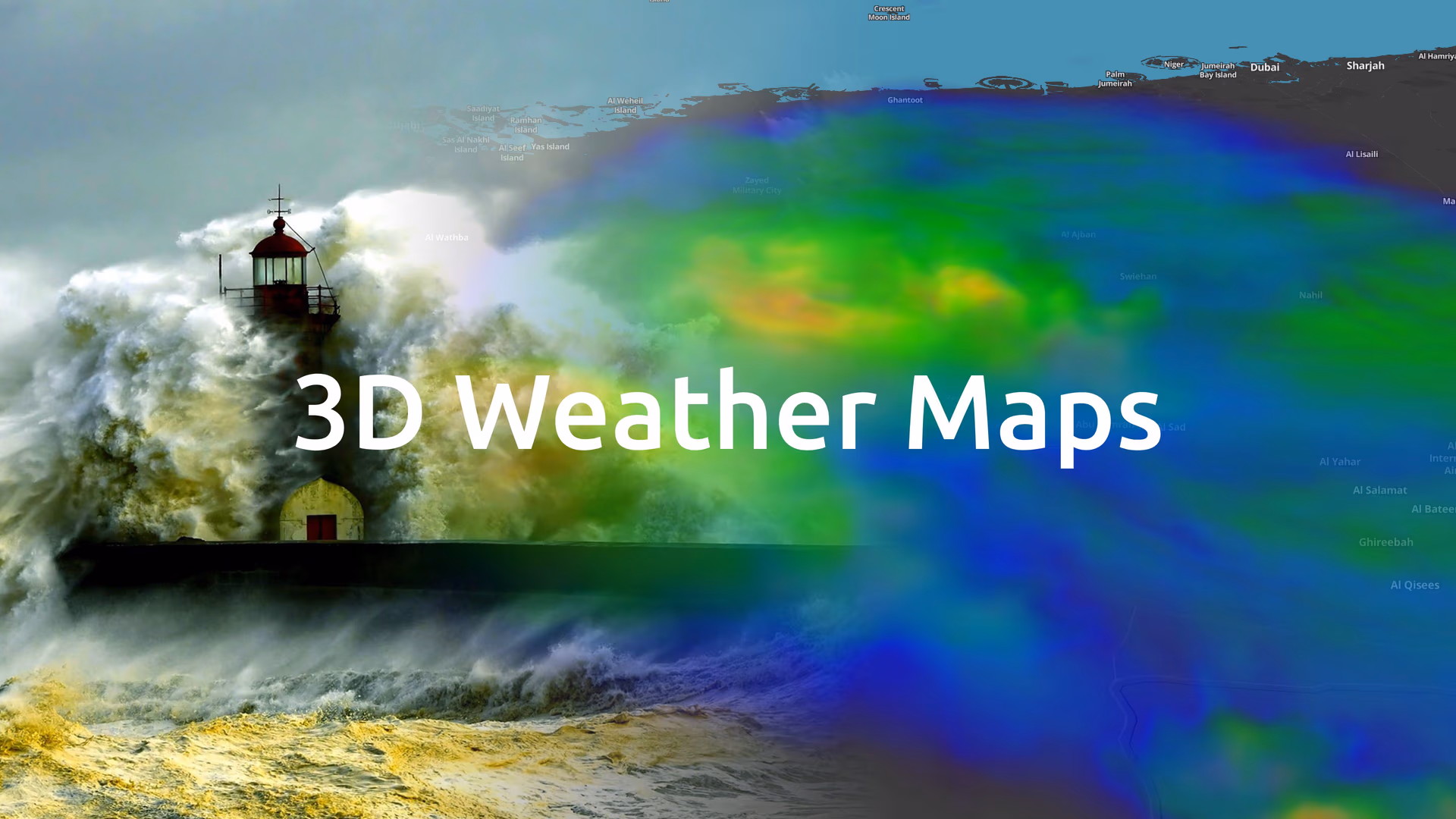 Create amazing 3D weather maps