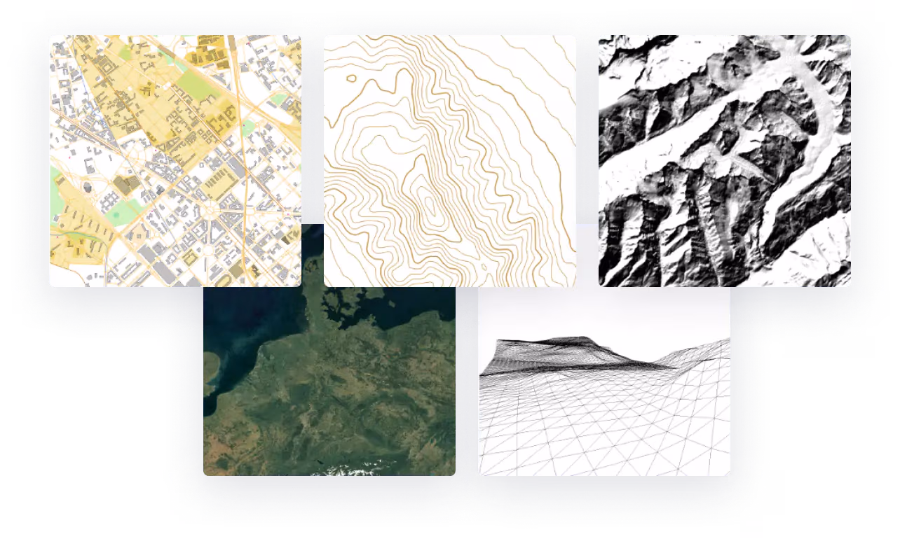 Various maps from own server