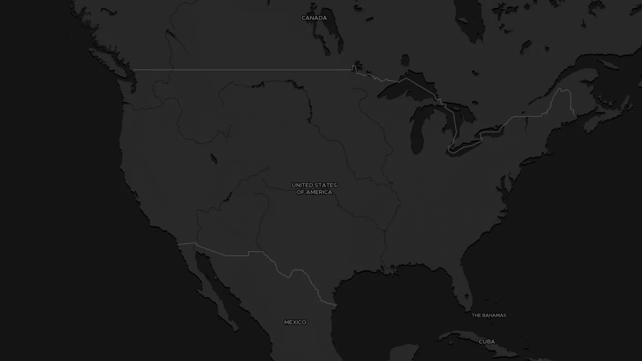 dark map of the United States of America for your data to be overlayed on top