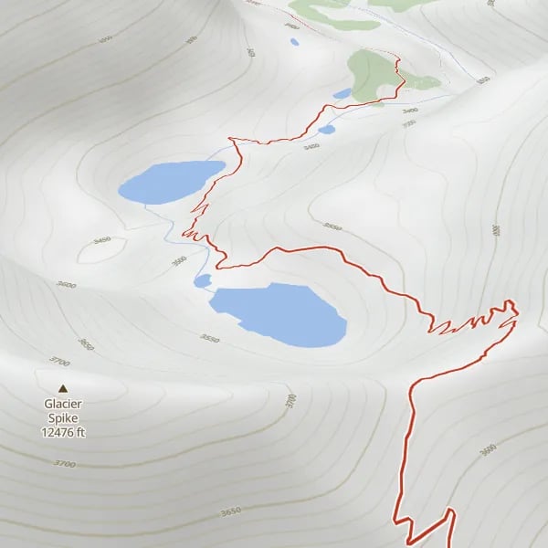 3D hiking trails