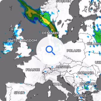 Radar data from API on top of a map