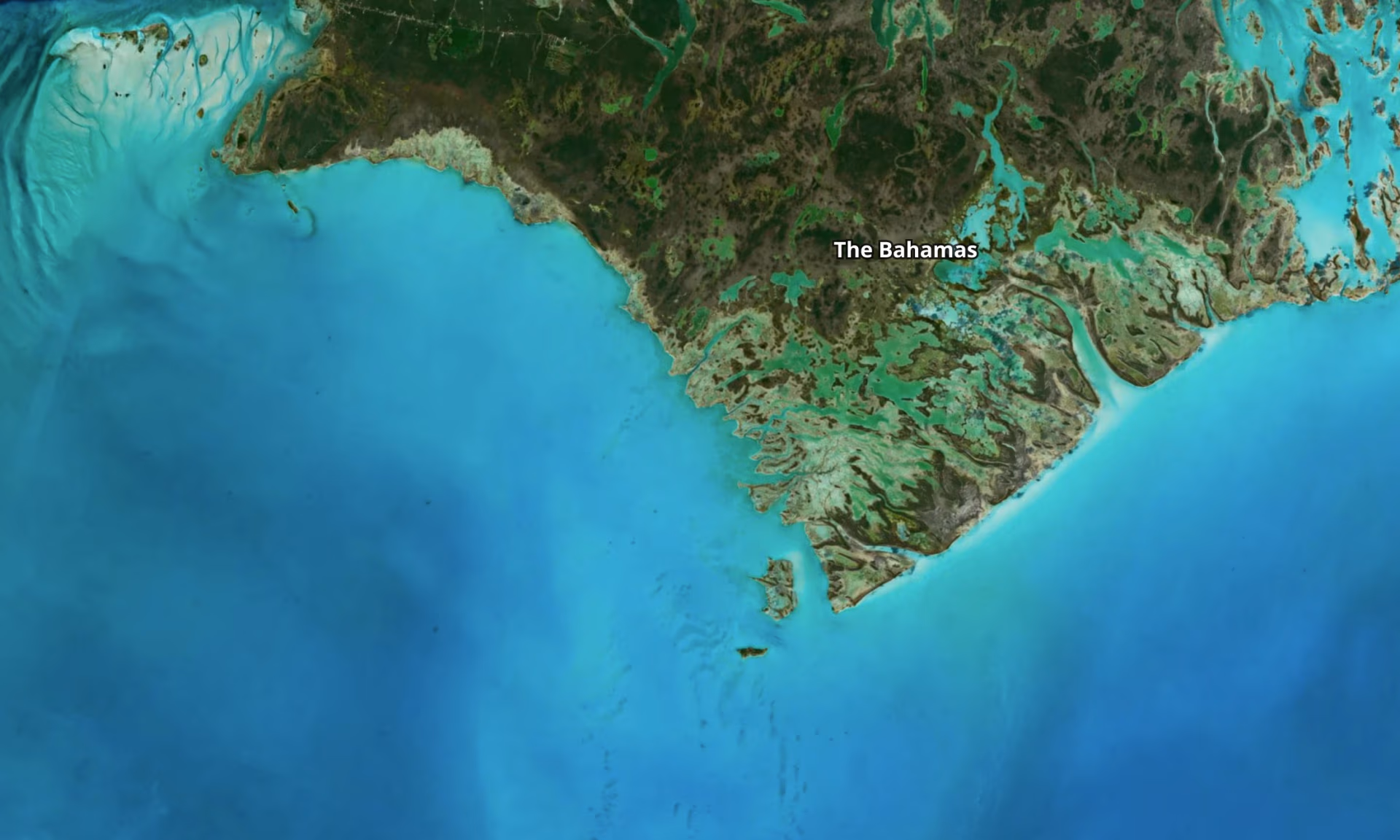 Beautiful map of ocean