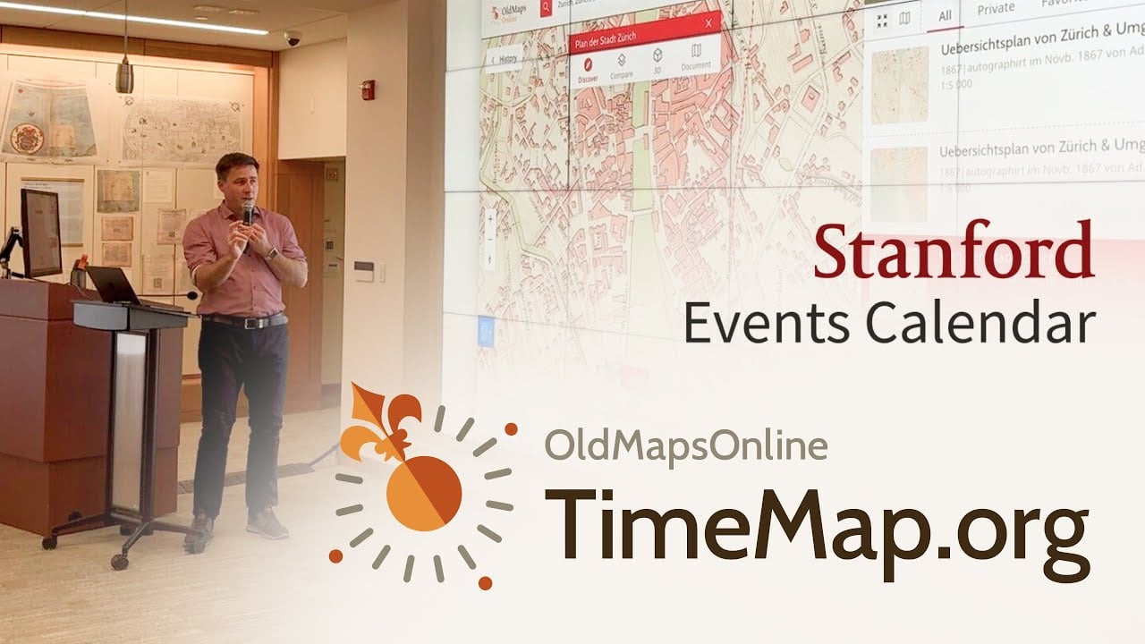 Petr Pridal is talking on Stanford, introducing the new TimeMap.org project