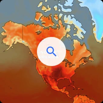 Interactive global temperature map